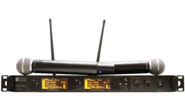 Dreamsound AM-500-58 2-канальная радиосистема с капсюлем Shure SM58